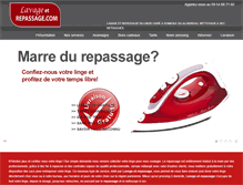 Tablet Screenshot of lavage-et-repassage.com